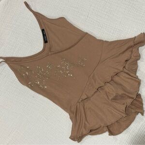 Silence + Noise Tan Tank Top